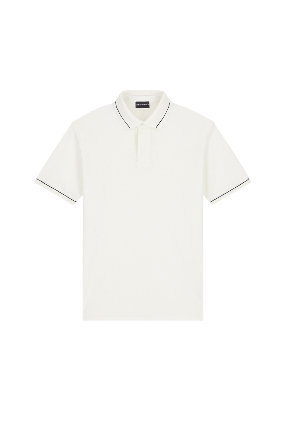 Мужской Emporio Armani Поло из хлопка с контрастными деталями (цвет ), артикул EM006625-AF12955 | Фото 1