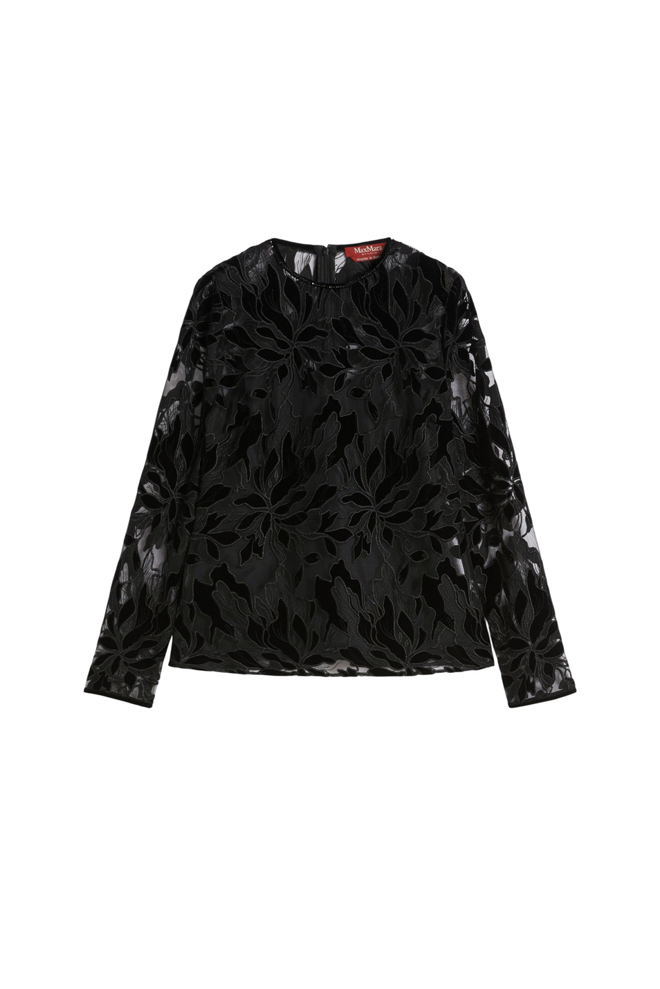 Женский Max Mara Блузка PLINIO с вышивкой и стразами (цвет ), артикул 2526266014 | Фото 1
