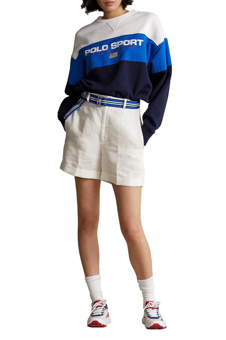 Женский Polo Ralph Lauren Льняные шорты (цвет ), артикул 211837988001 | Фото 2