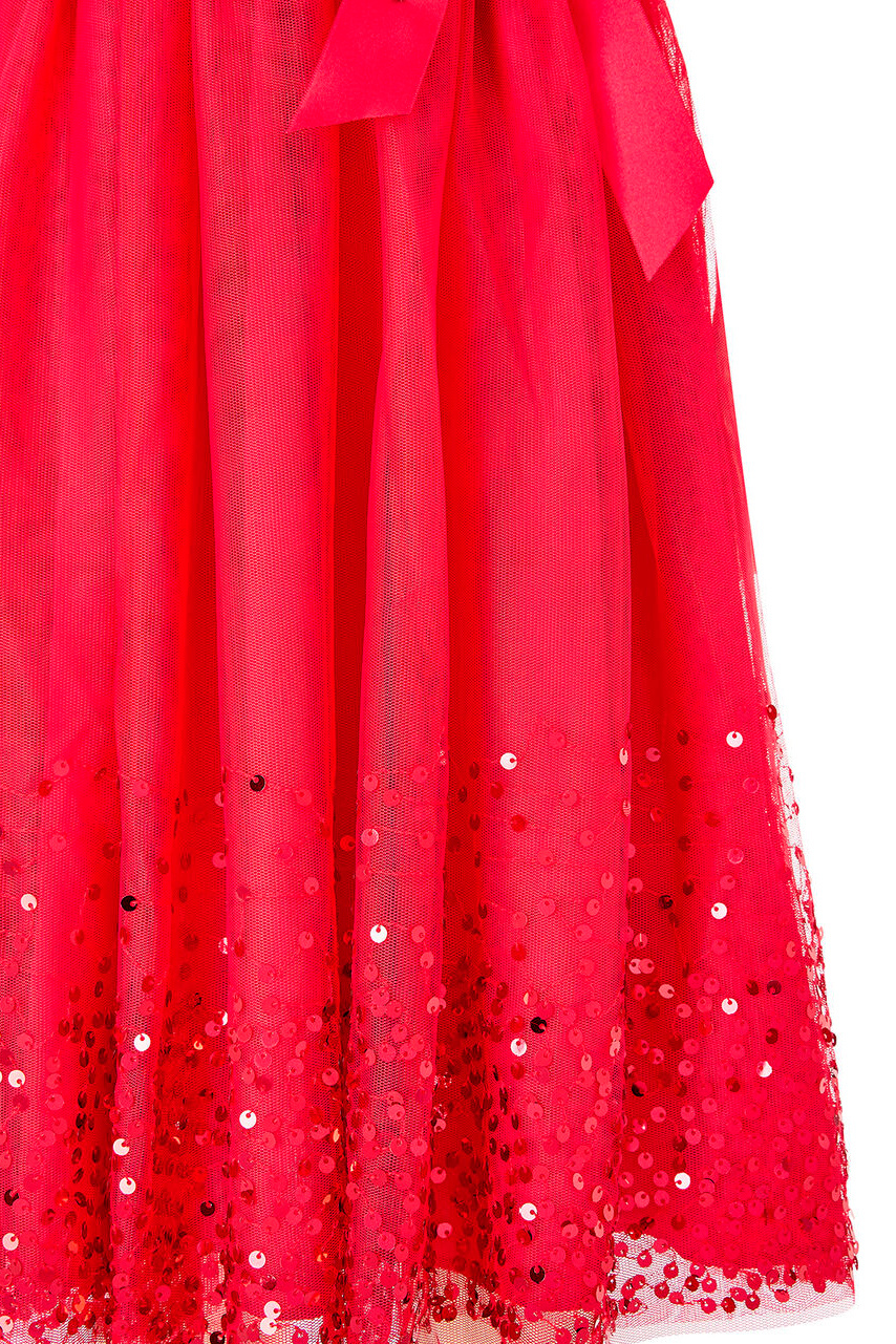 Monsoon Платье с запахом из тюля с пайетками (цвет ), артикул 915252 | Фото 3