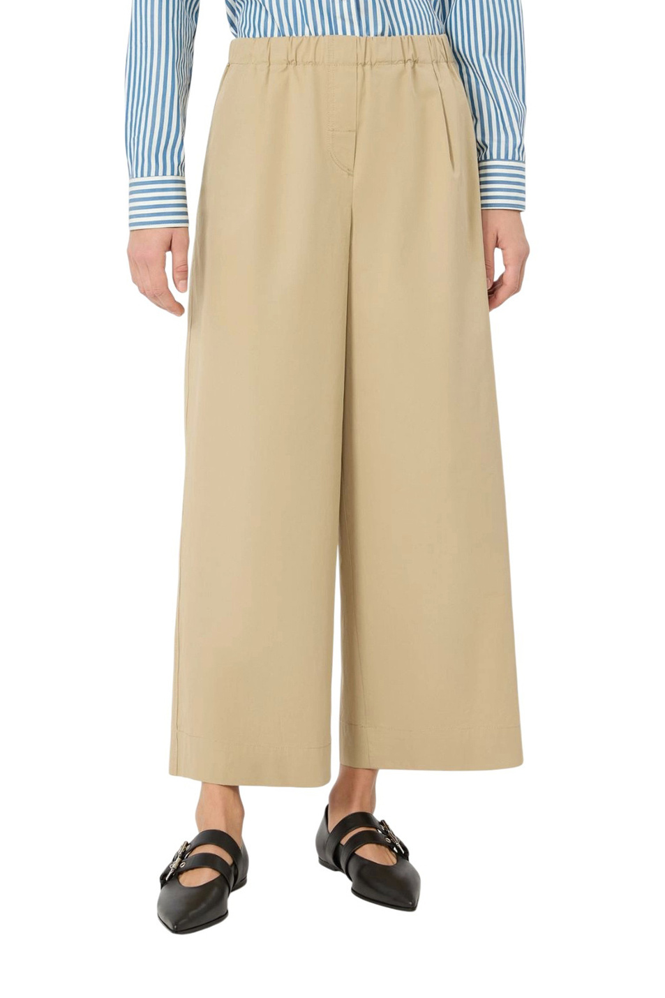 Женский Weekend Max Mara Брюки LIBERO из хлопка (цвет ), артикул 2625136081 | Фото 3