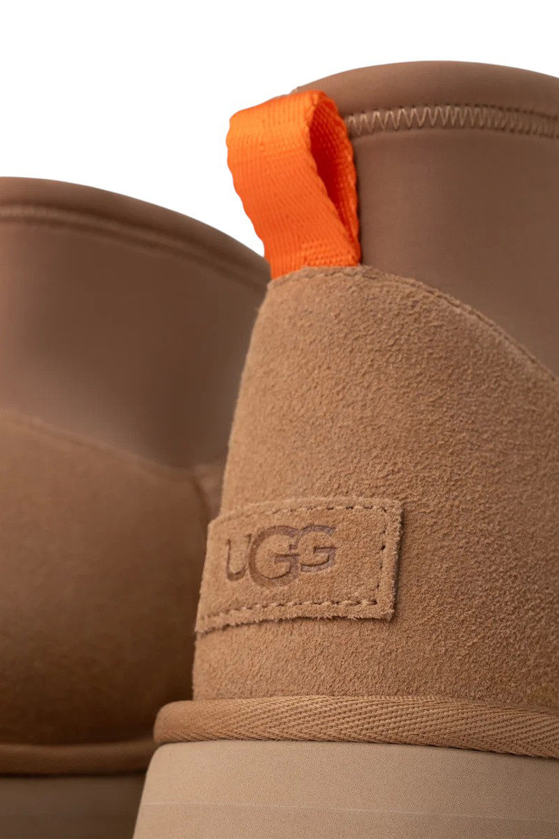 Женский UGG Угги Classic Mini Dipper из натуральной замши (цвет ), артикул 1168170 | Фото 4