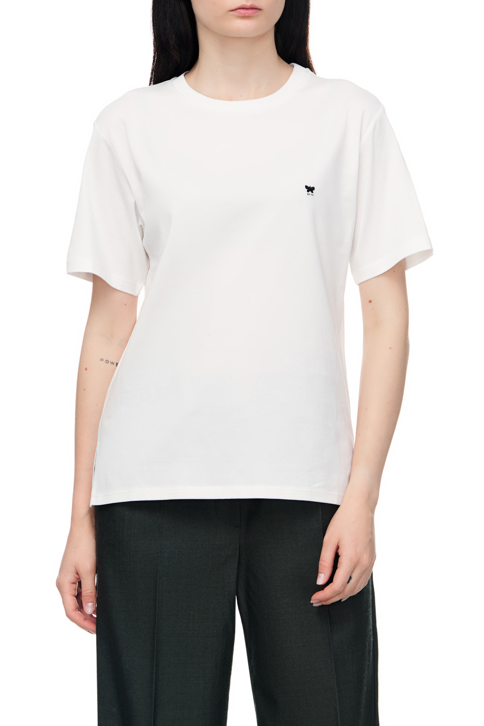 Женский Weekend Max Mara Футболка VENACO из натурального хлопка (цвет ), артикул 59760529 | Фото 4