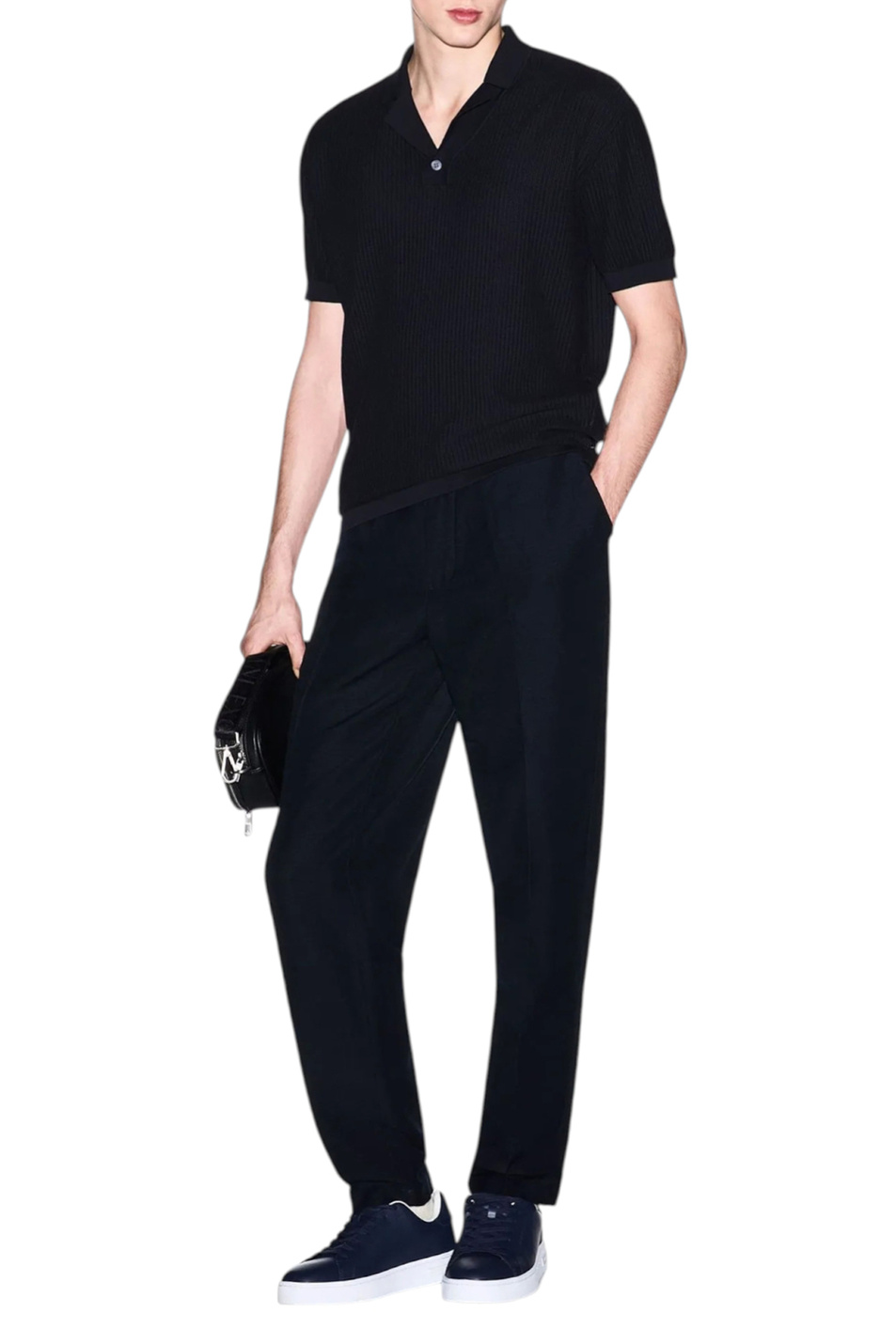 Мужской Armani Exchange Поло из хлопка (цвет ), артикул XM002165-AF20139 | Фото 2