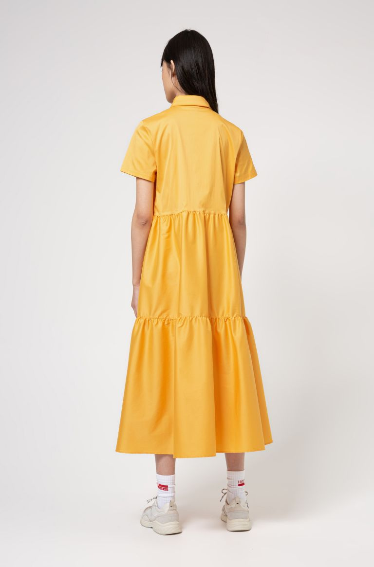 HUGO Платье-рубашка Ennish с воланами из смесового хлопка (цвет ), артикул 50451103 | Фото 4