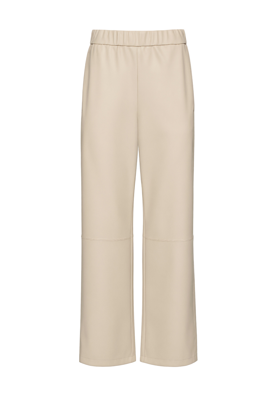 Брюки ODE из искусственной кожи|Основной цвет:Кремовый Женский Max Mara Брюки ODE из искусственной кожи (цвет ), артикул 2626786028 | Фото 1