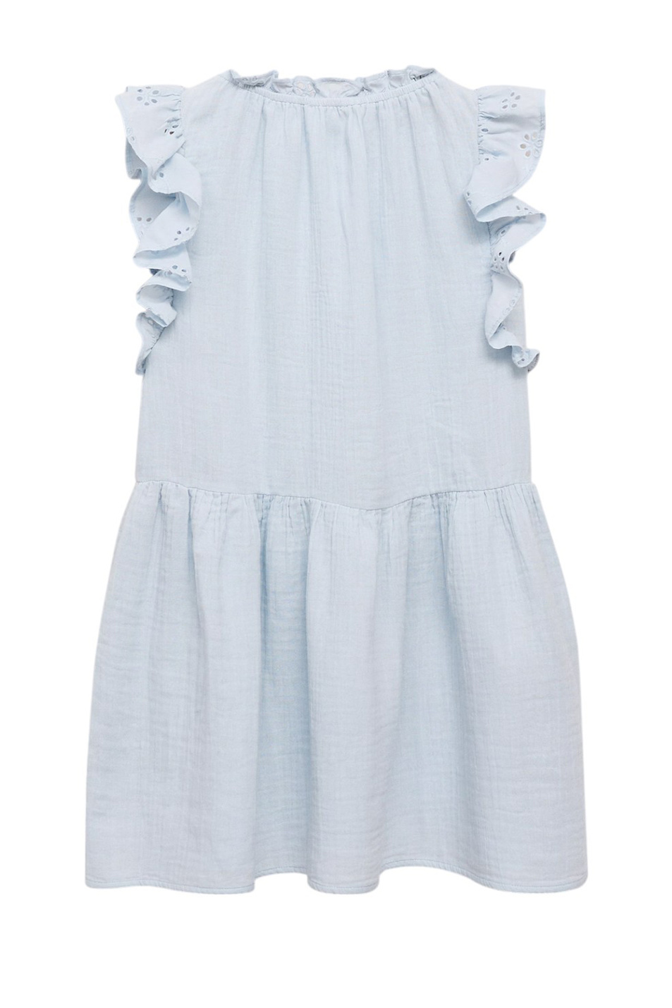 Девочкам Mango Kids Платье CECILIA из хлопка (цвет ), артикул 87045940 | Фото 2