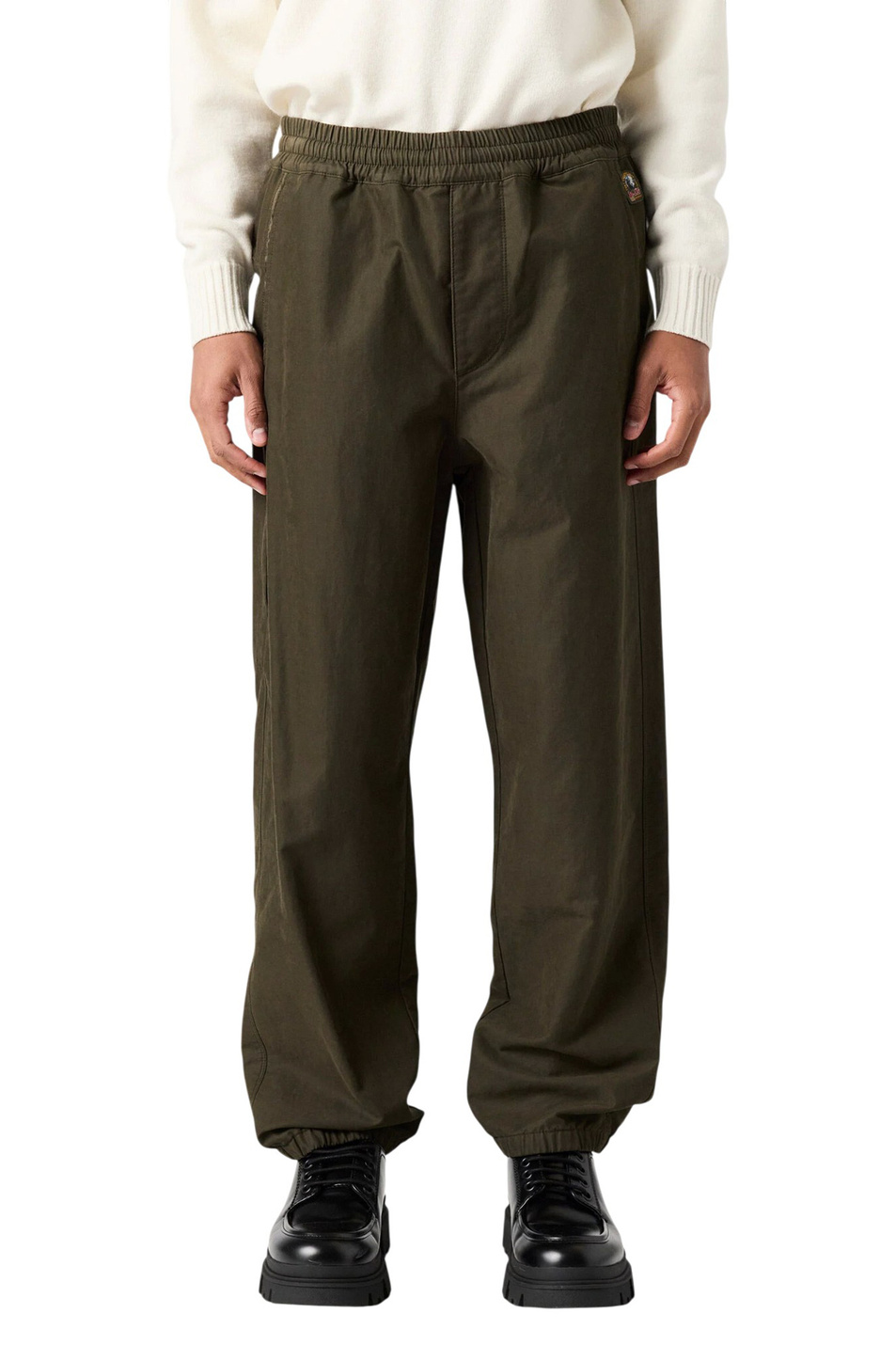 Брюки ERASMO из смесового хлопка|Основной цвет:Хаки Мужской Parajumpers Брюки ERASMO из смесового хлопка (цвет ), артикул PMPAFD02 | Фото 4