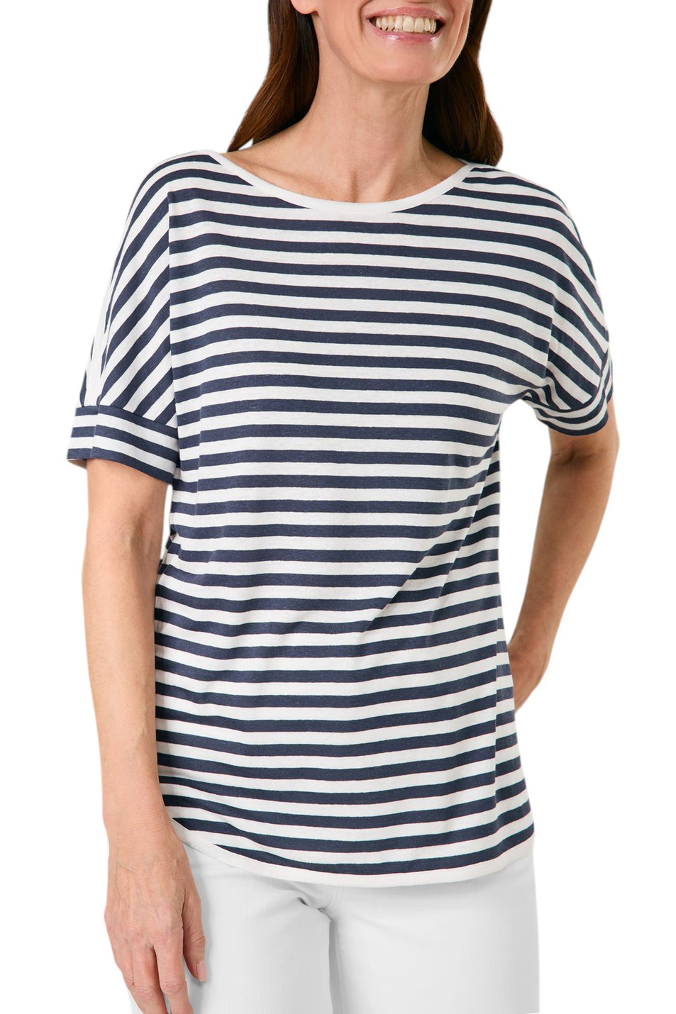 Женский Gerry Weber Футболка в полоску (цвет ), артикул 570284-35035 | Фото 3