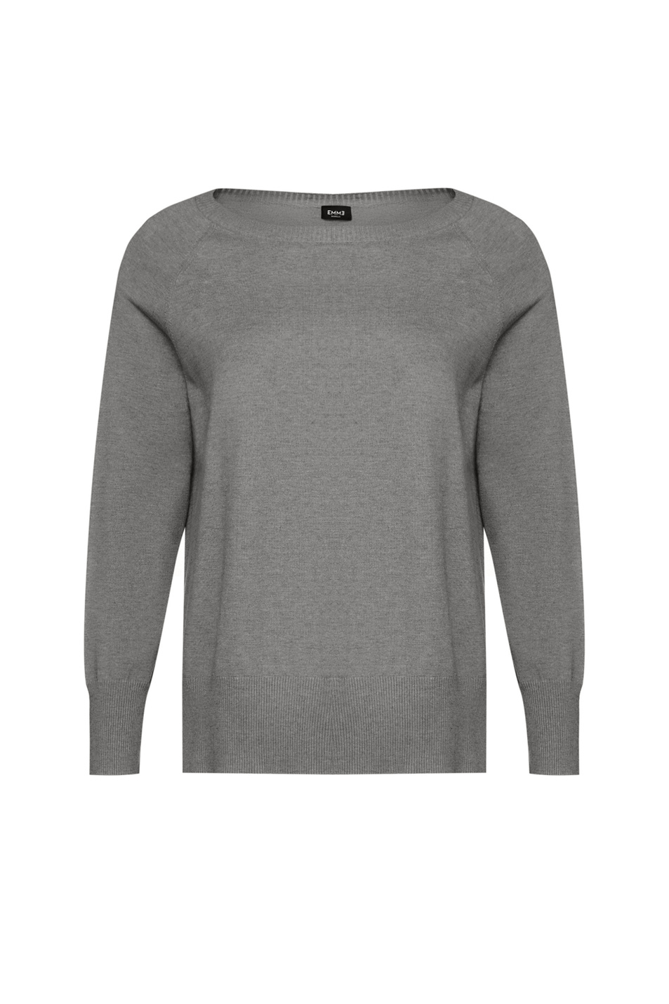 Джемпер HALLE однотонный|Основной цвет:Серый Женский Emme Marella Джемпер HALLE однотонный (цвет ), артикул 2525366171 | Фото 1