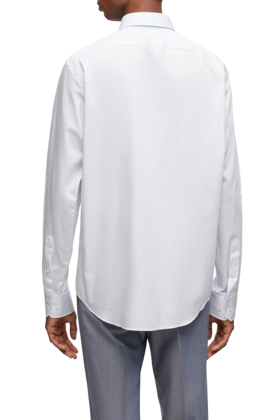 Мужской BOSS Рубашка из натурального хлопка в полоску (цвет ), артикул 50502861 | Фото 4