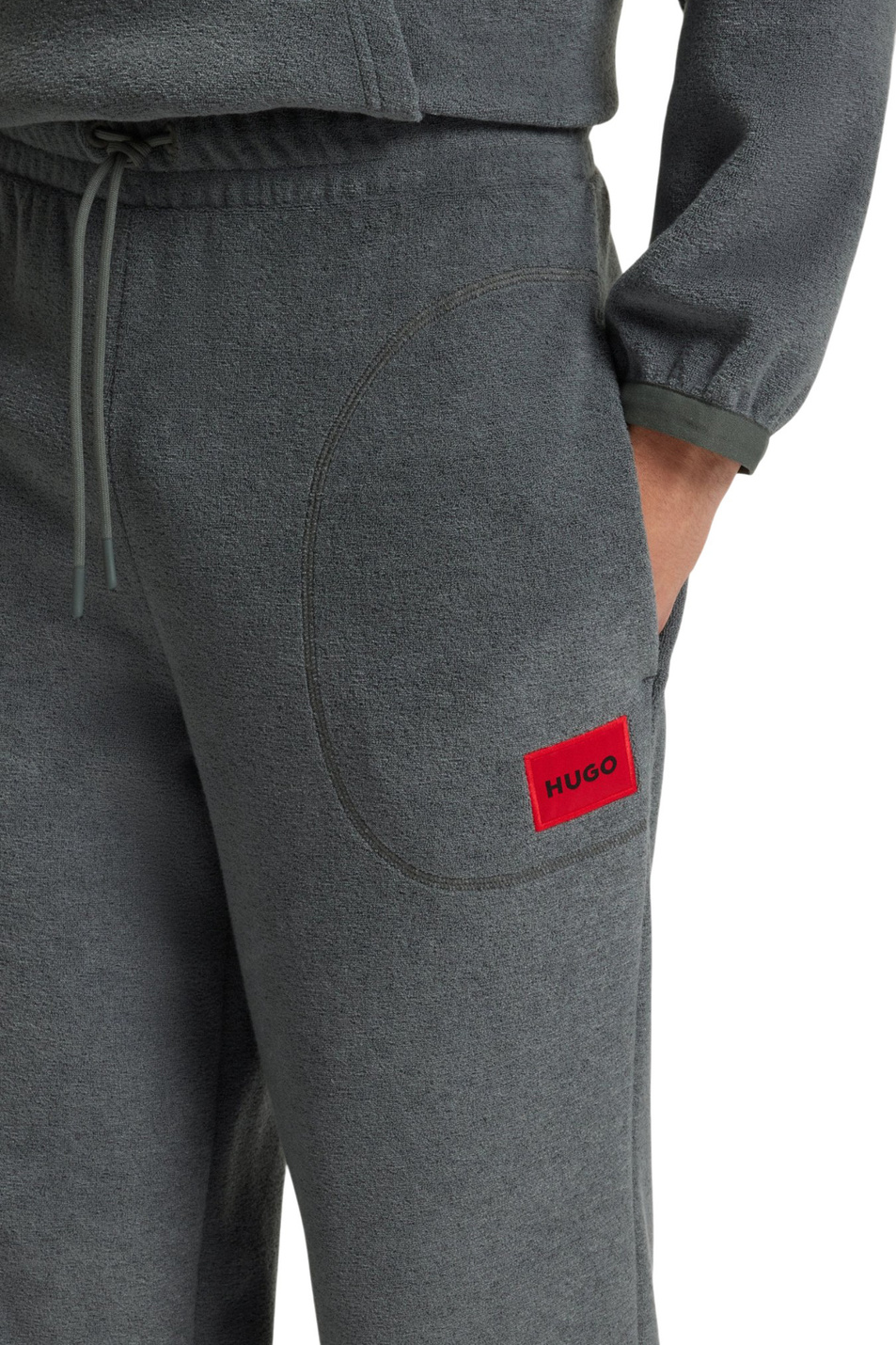 Мужской HUGO Брюки TERRY с логотипом (цвет ), артикул 50549858 | Фото 5