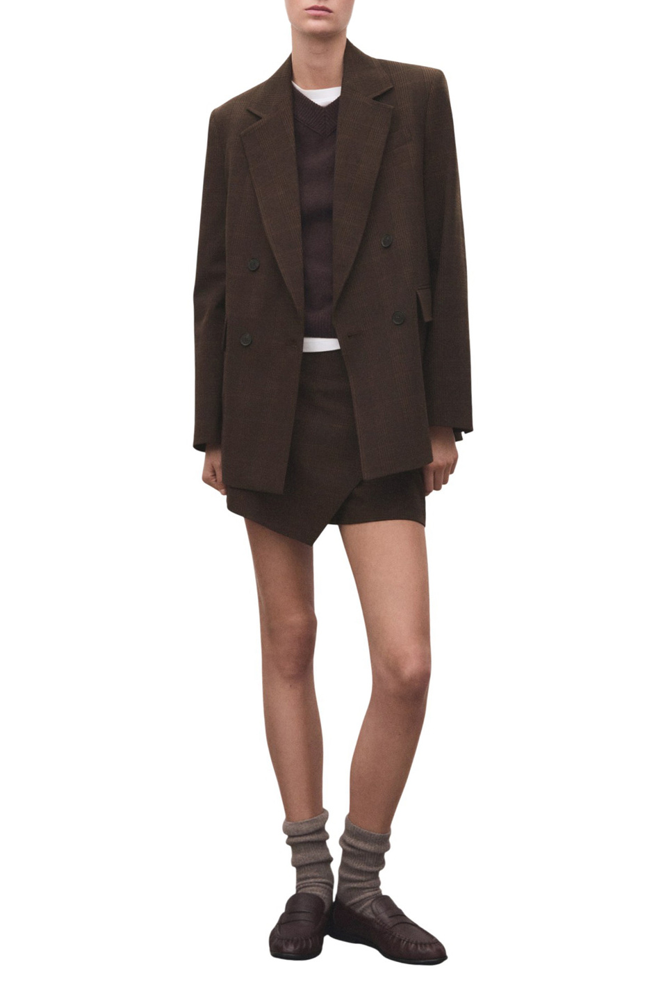 Женский Mango Юбка-шорты KLIMT в клетку (цвет ), артикул 27081323 | Фото 2