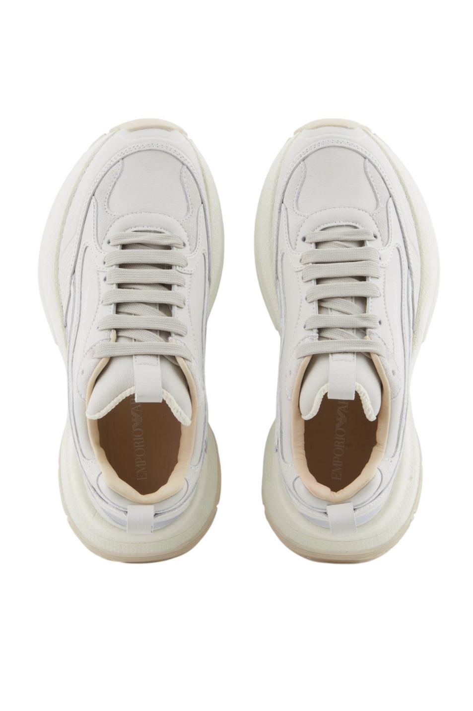 Женский Emporio Armani Кроссовки с логотипом (цвет ), артикул EW003056-AF19767 | Фото 4