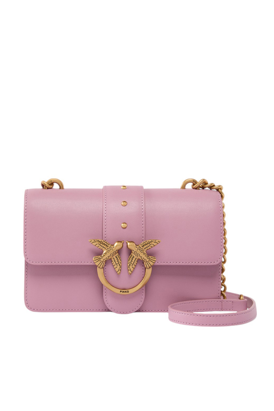 Женский Pinko Сумка LOVE ONE MINI из натуральной кожи (цвет ), артикул 100059A0F1 | Фото 1