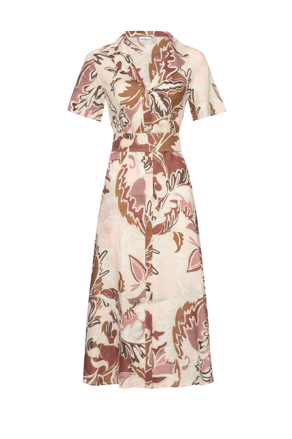 Женский MARELLA Платье MLSPACCHE из льна с принтом (цвет ), артикул 2613221124 | Фото 1