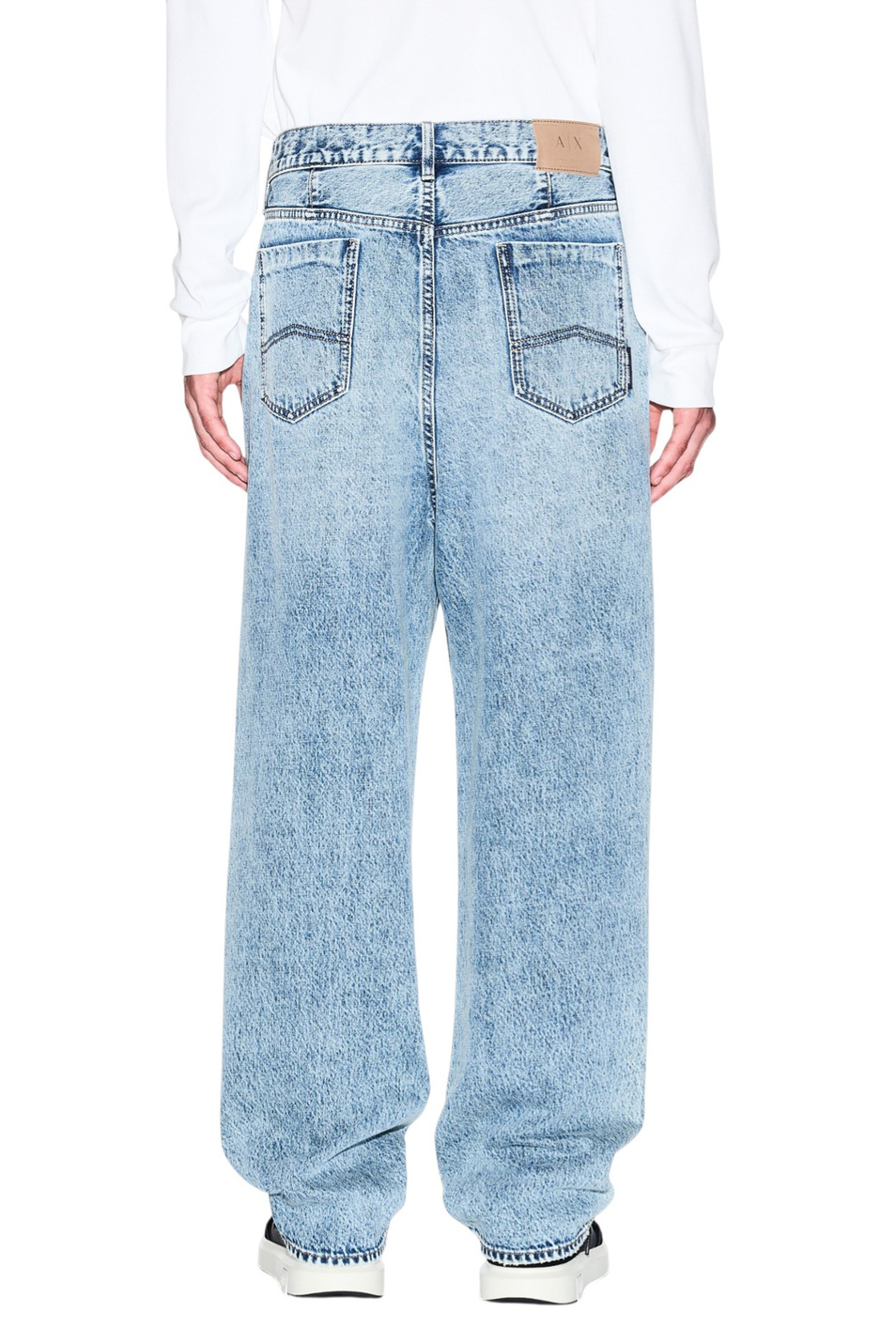 Мужской Armani Exchange Джинсы из натурального хлопка (цвет ), артикул XM001156-AF21930 | Фото 4