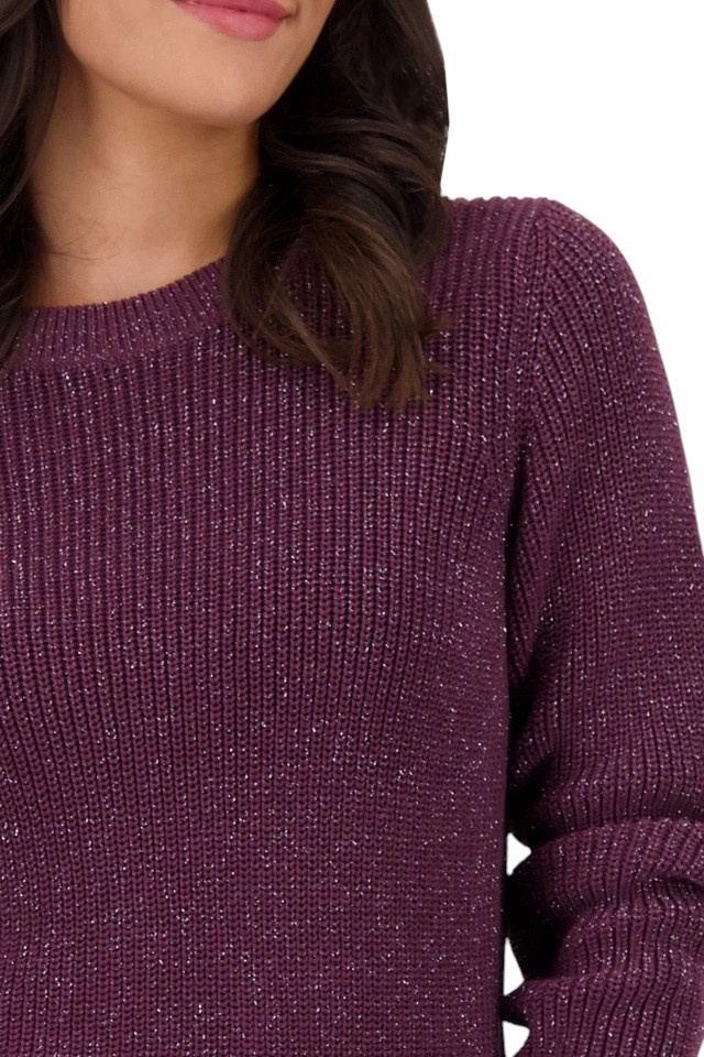 Джемпер с люрексом|Основной цвет:Бордовый Женский Monari Джемпер с люрексом (цвет ), артикул 809134 | Фото 4