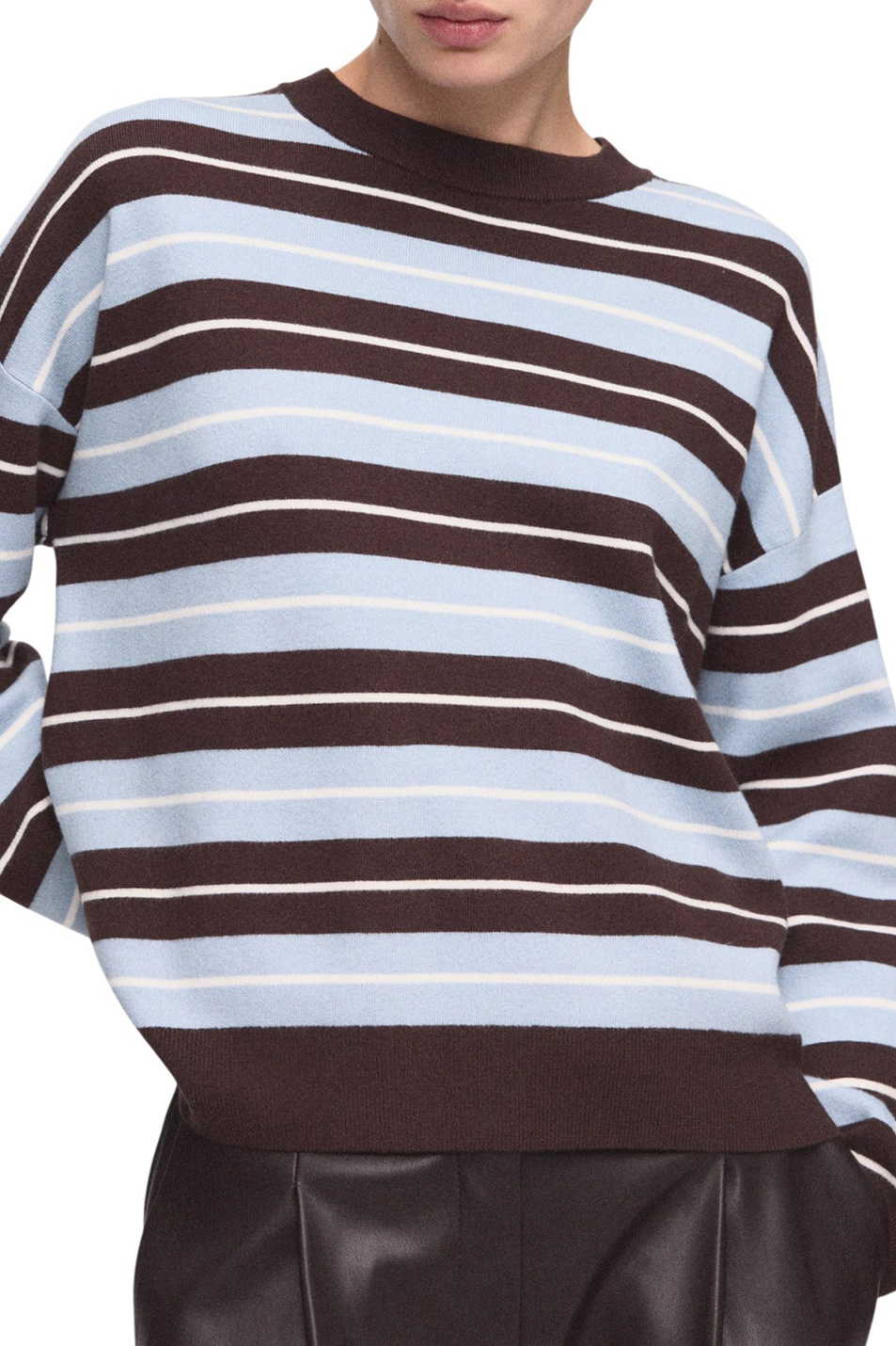 Женский Mango Джемпер LOTUINA в полоску (цвет ), артикул 27041332 | Фото 3