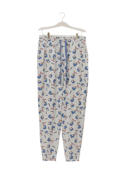 Пижама с принтом|Основной цвет:Синий|Артикул:2763213 | Фото 2