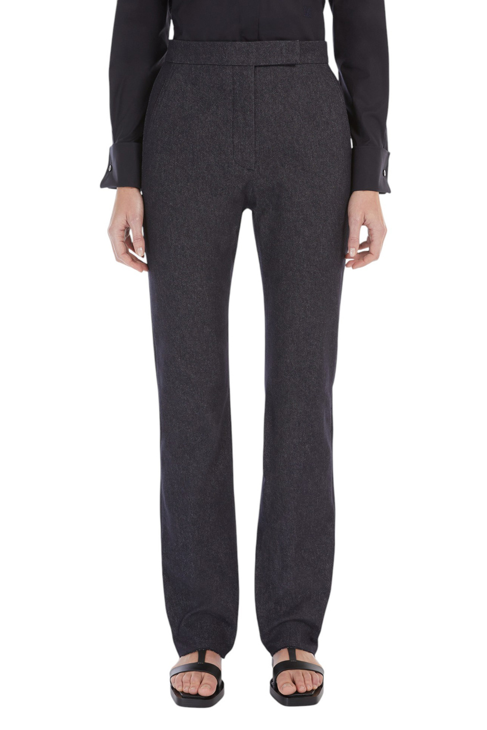Женский Max Mara Брюки GALIZIA из хлопка (цвет ), артикул 2511131013 | Фото 3