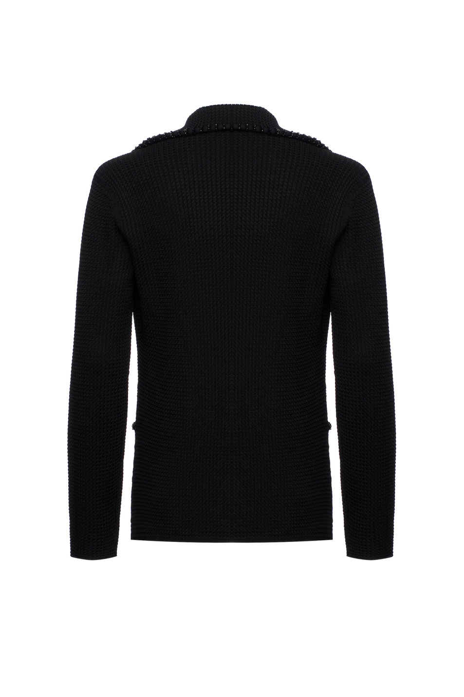 Кардиган со стразами|Основной цвет:Черный Женский Emporio Armani Кардиган со стразами (цвет ), артикул EW000934-AF15112 | Фото 2