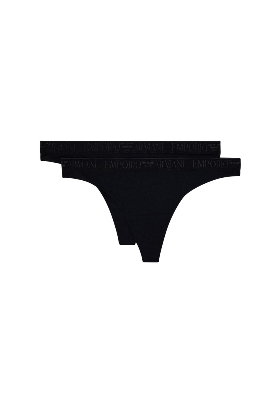 Трусы в комплекте из 2 шт|Основной цвет:Черный Женский Emporio Armani Трусы в комплекте из 2 шт (цвет ), артикул EW000402-AF10891 | Фото 1