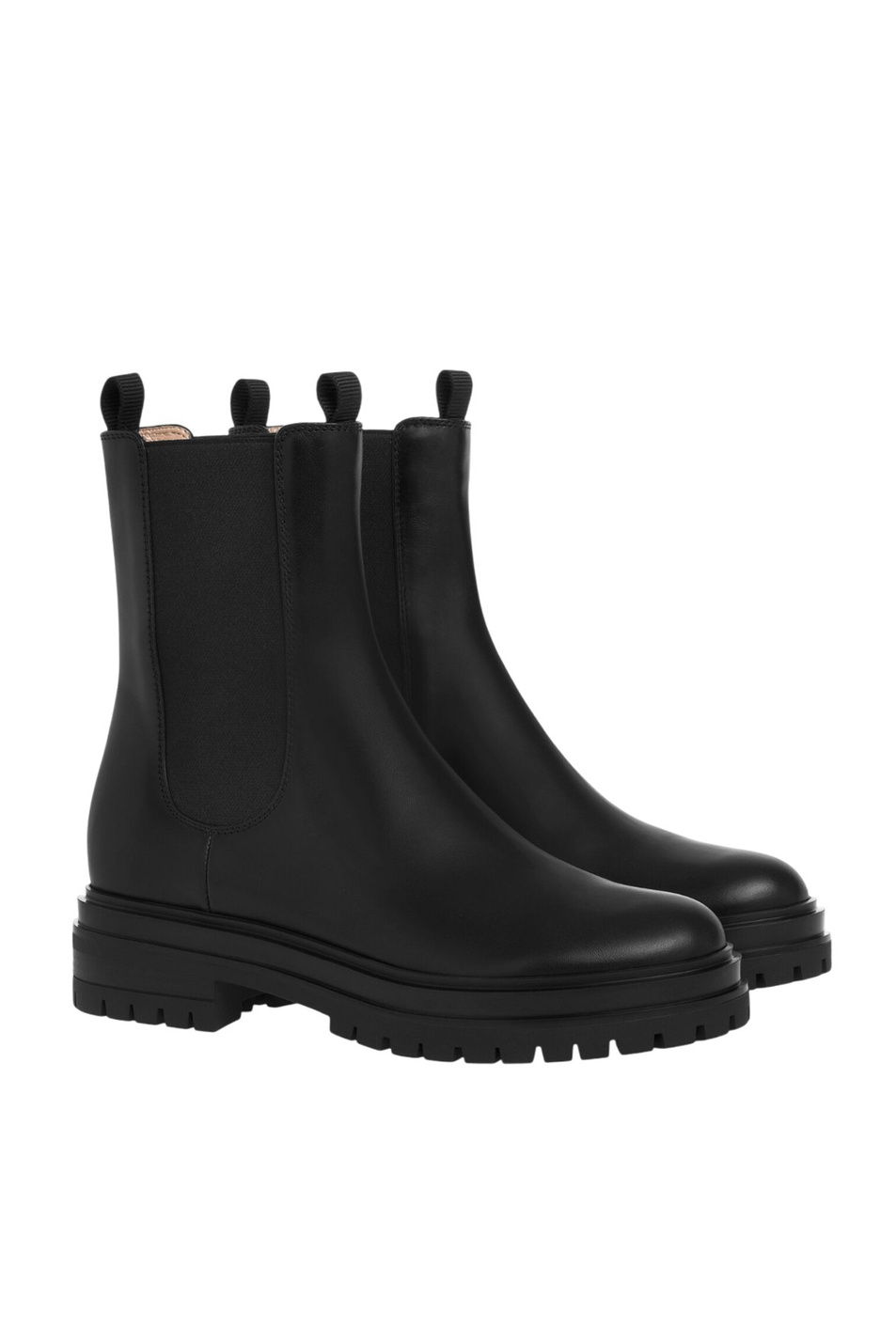 Женский Gianvito Rossi Ботинки челси CHESTER из натуральной кожи (цвет ), артикул G73462.20GOM.CLNNERO | Фото 2