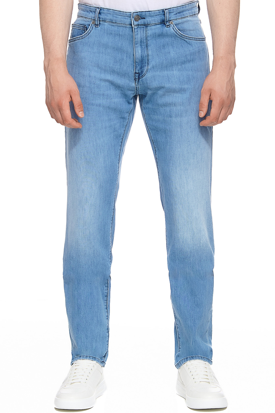 BOSS ❤ мужские джинсы однотонные со скидкой 31%, голубой цвет, размер  32/34, 33/32, 33/34, 35/34, 36/32, цена 399.99 BYN