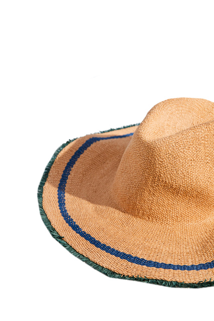 Шляпа с бахромой|Основной цвет:Бежевый|Артикул:4383131 | Фото 2