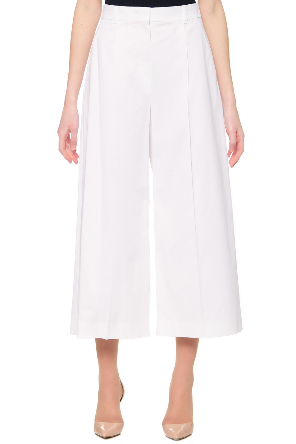 Женский Max Mara Брюки LERICI из эластичного хлопка (цвет ), артикул 61310721 | Фото 4