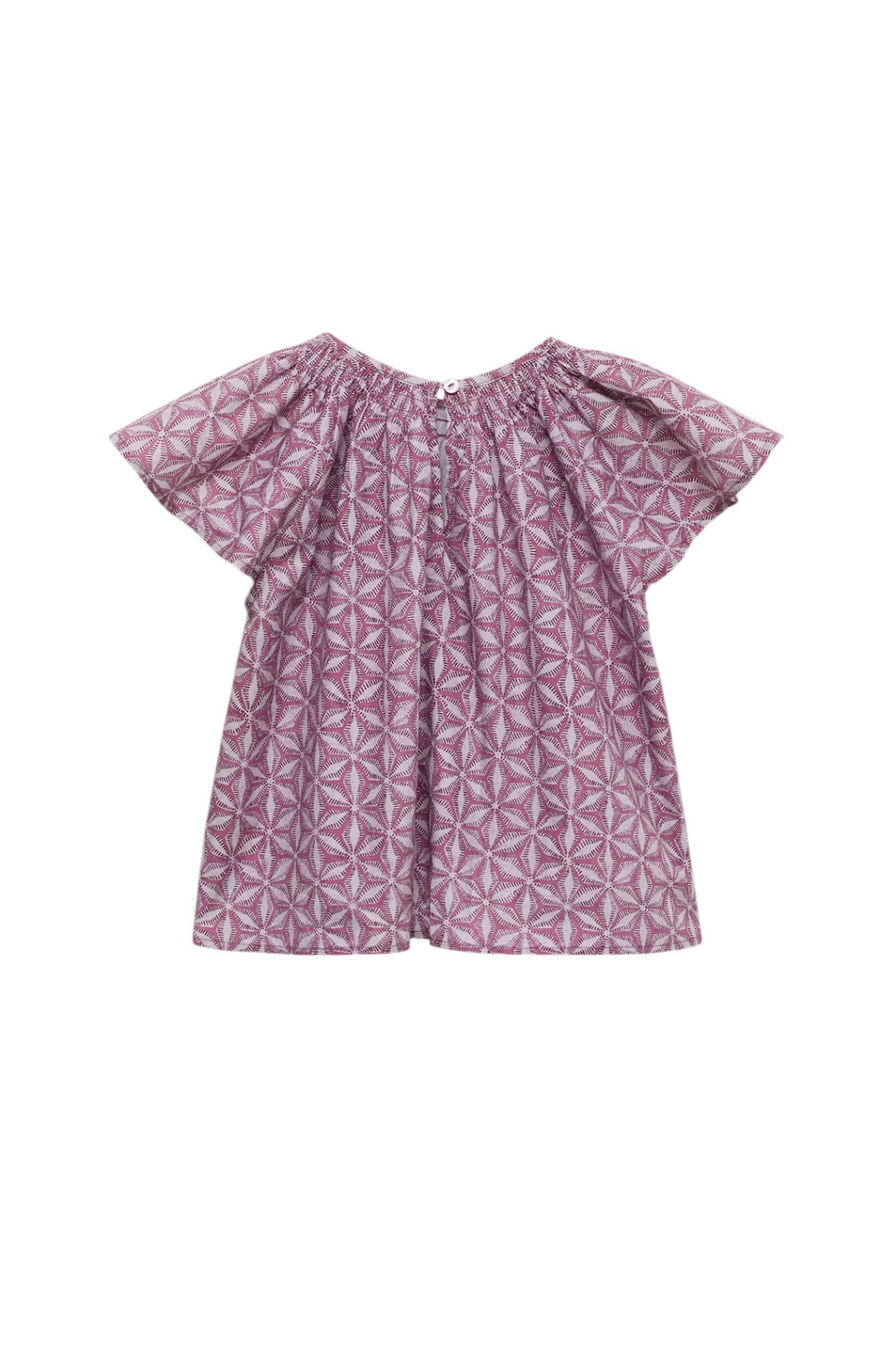 Девочкам Mango Kids Блузка CARLOTA из хлопка с принтом (цвет ), артикул 87034808 | Фото 2