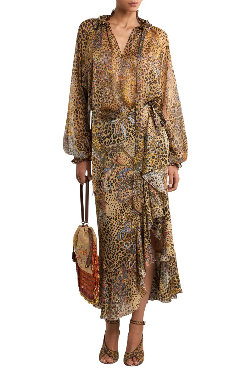 Женский Etro Юбка из шелка (цвет ), артикул WRFA017699SA1N9X0826 | Фото 2