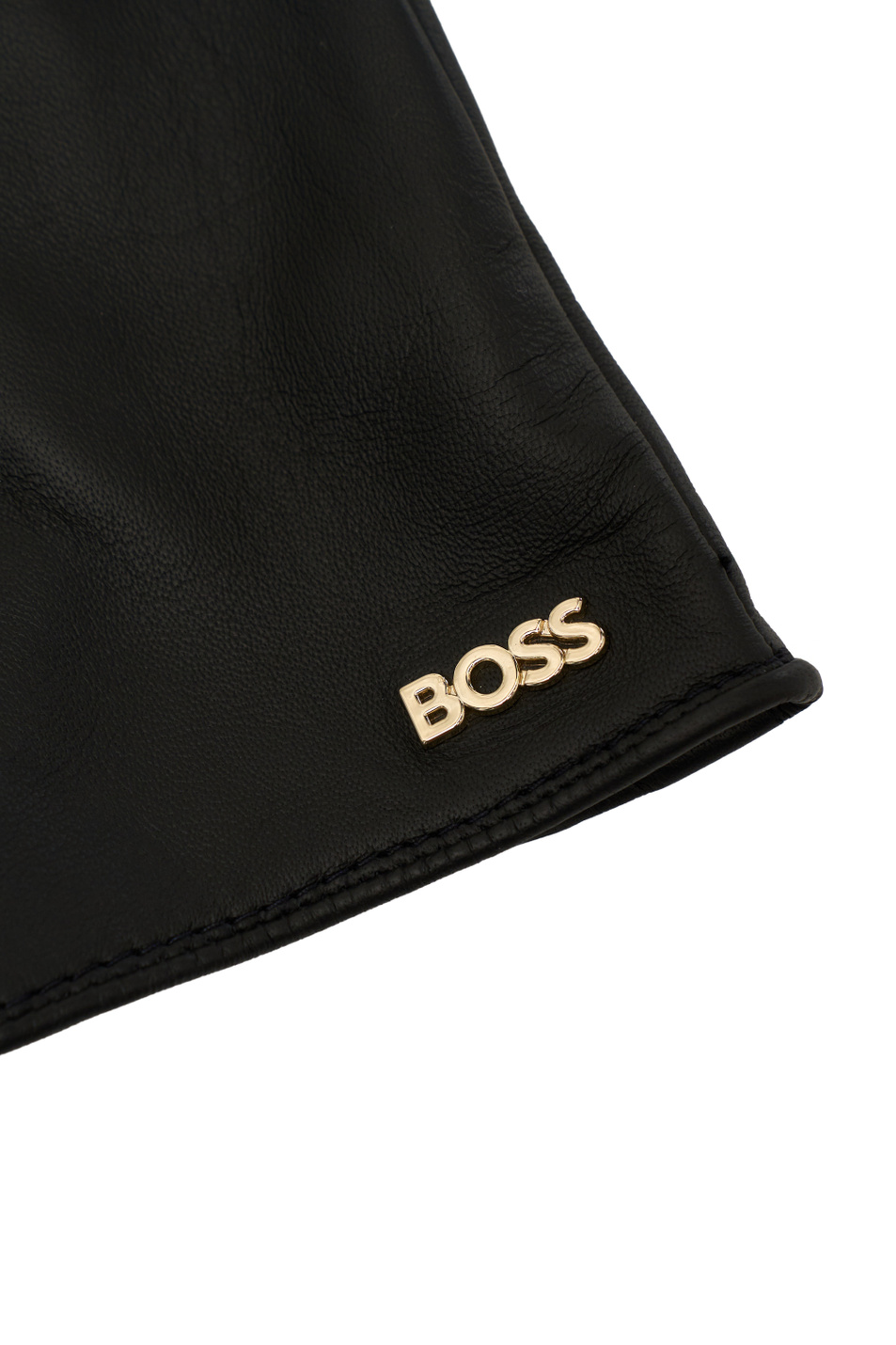Перчатки из натуральной кожи|Основной цвет:Черный Женский BOSS Перчатки из натуральной кожи (цвет ), артикул 50526613 | Фото 2