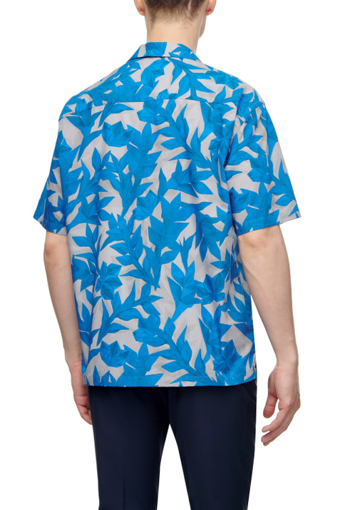 Zegna Рубашка из натурального хлопка с принтом ( цвет), артикул 305528-ZCOB2-G | Фото 4