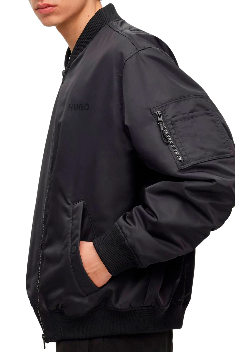 Мужской HUGO Куртка-бомбер из водотталкивающего материала (цвет ), артикул 50493096 | Фото 4