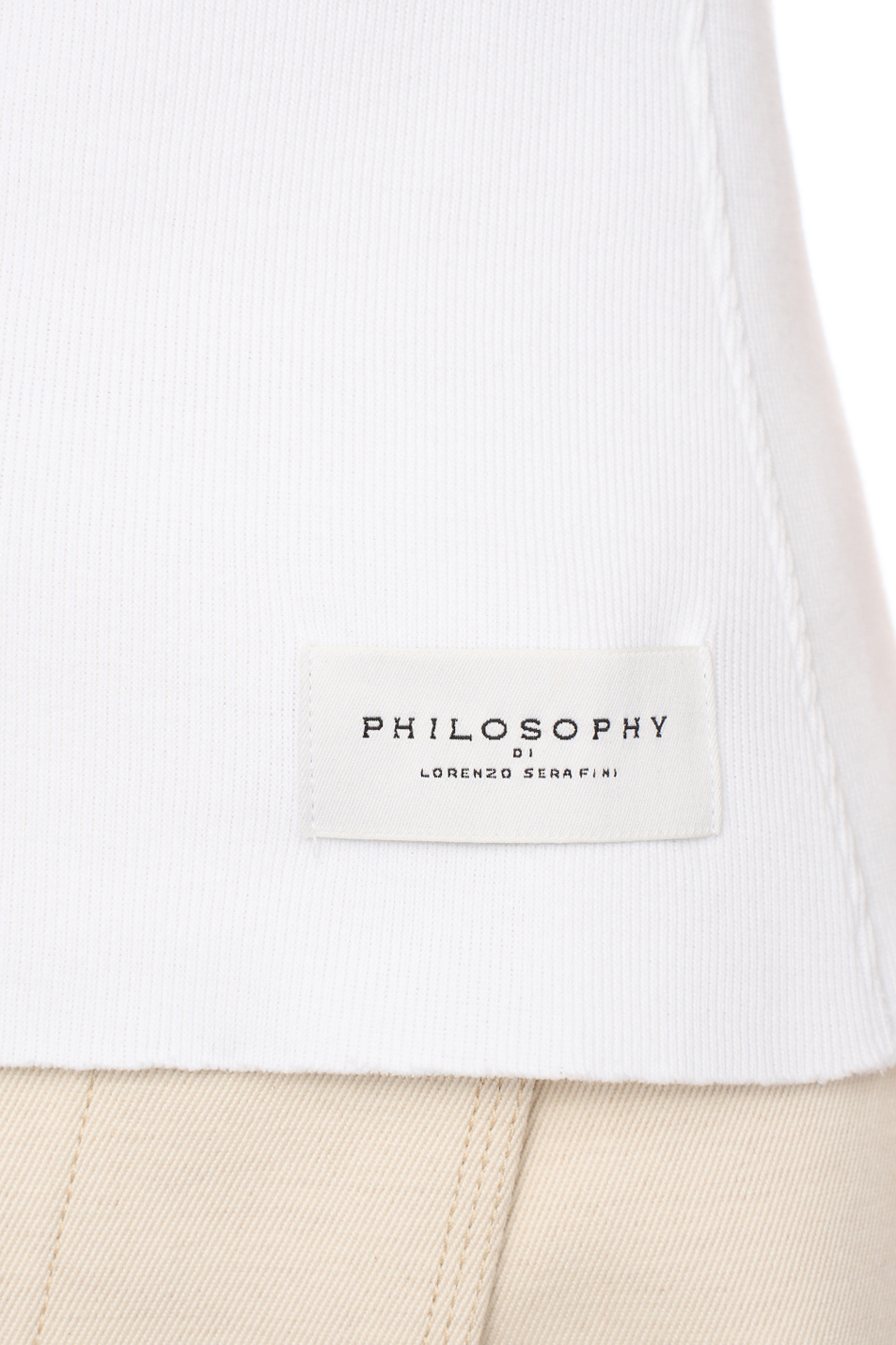 Женский Philosophy di Lorenzo Serafini Топ из хлопка (цвет ), артикул A07010743 | Фото 6