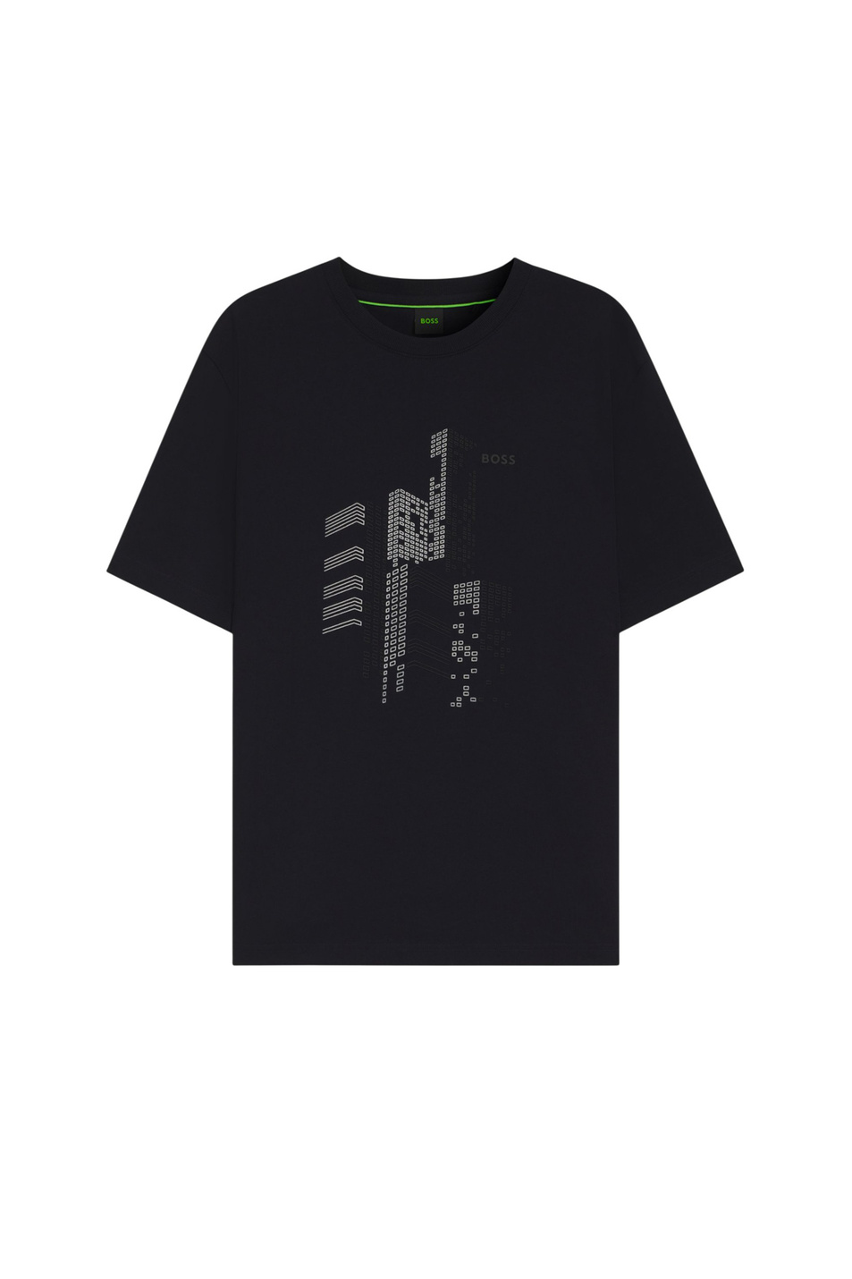 Футболка из хлопка|Основной цвет:Синий Мужской BOSS Футболка из хлопка (цвет ), артикул 50552184 | Фото 1