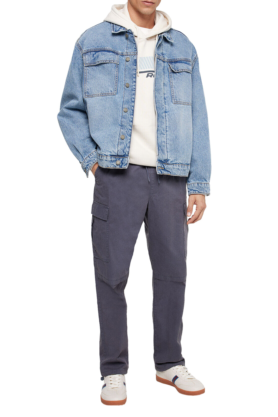 Мужской Springfield Куртка джинсовая с вышивкой (цвет ), артикул 2837262 | Фото 2