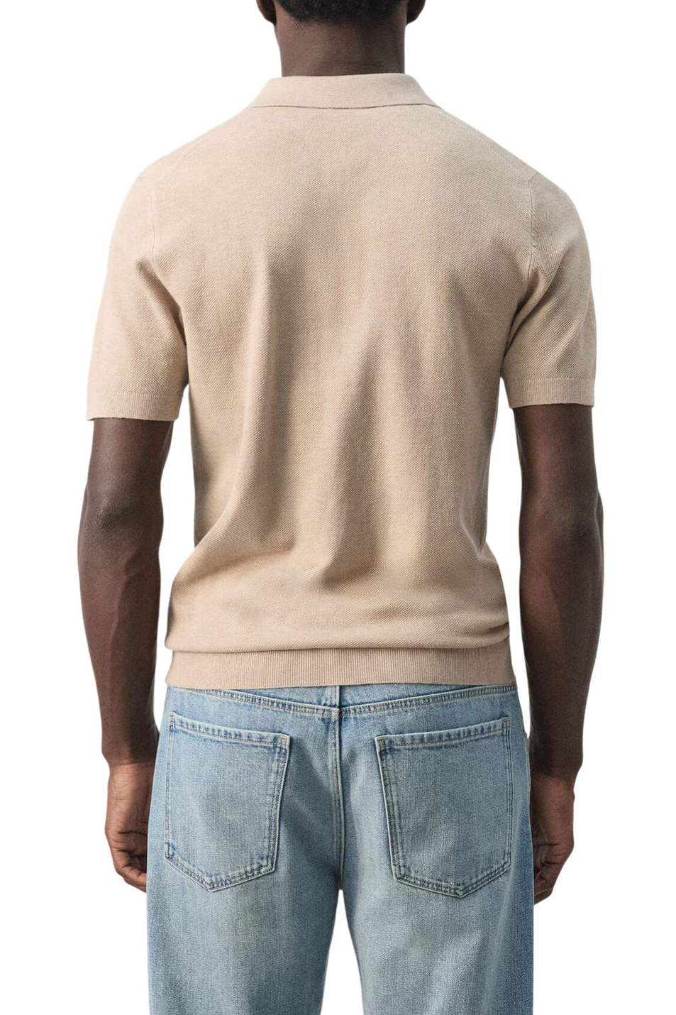 Мужской Mango Man Поло ANDREW из смесового хлопка (цвет ), артикул 27045944 | Фото 4