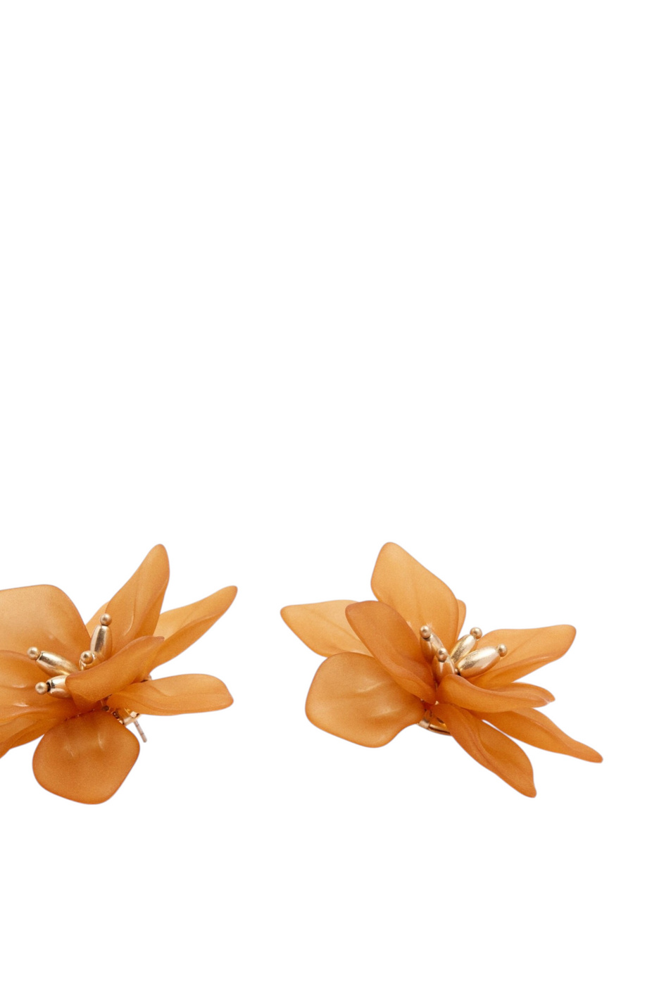 Серьги в форме цветка|Основной цвет:Оранжевый Женский Parfois Серьги в форме цветка (цвет ), артикул 200421 | Фото 2