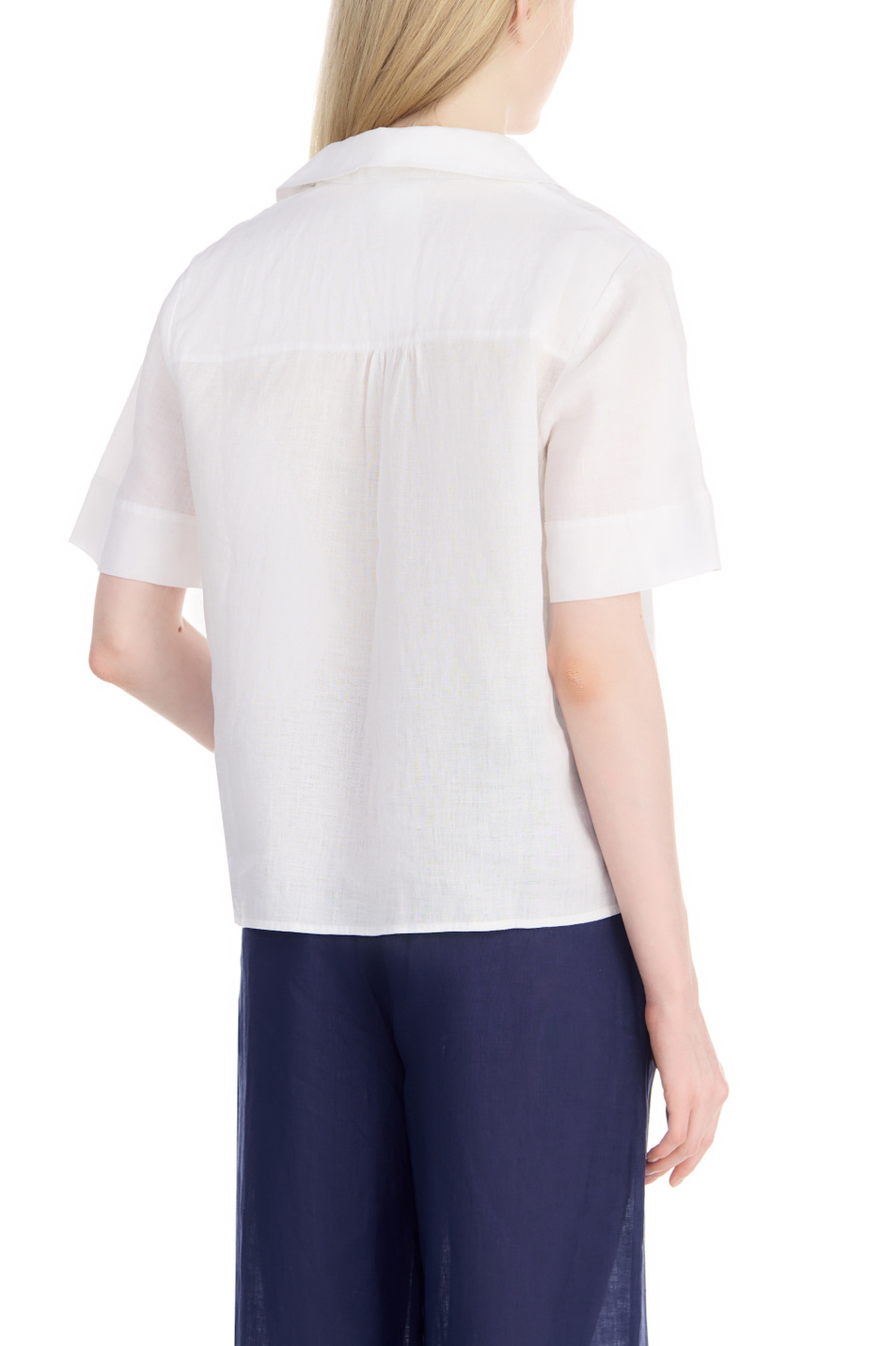 Женский Pennyblack Рубашка FATICATA из чистого льна (цвет ), артикул 21111123 | Фото 4