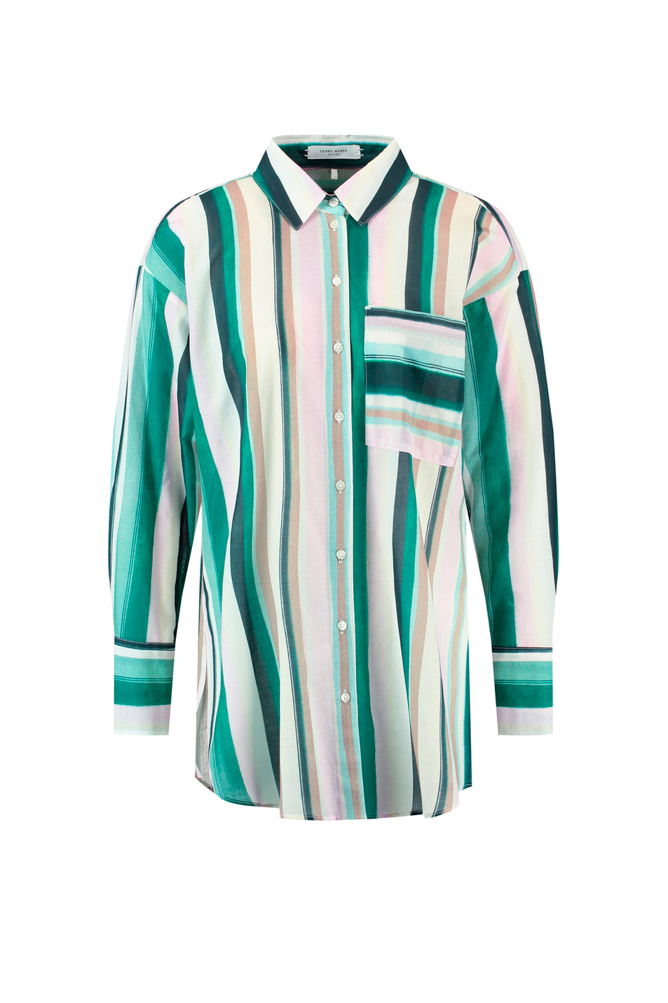 Женский Gerry Weber Рубашка из натурального хлопка (цвет ), артикул 660014-66415 | Фото 1