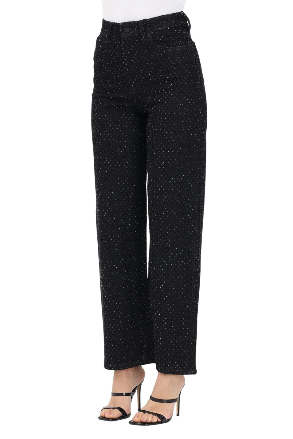 Женский Armani Exchange Джинсы с отделкой стразами (цвет ), артикул XW000100-AF18855 | Фото 4