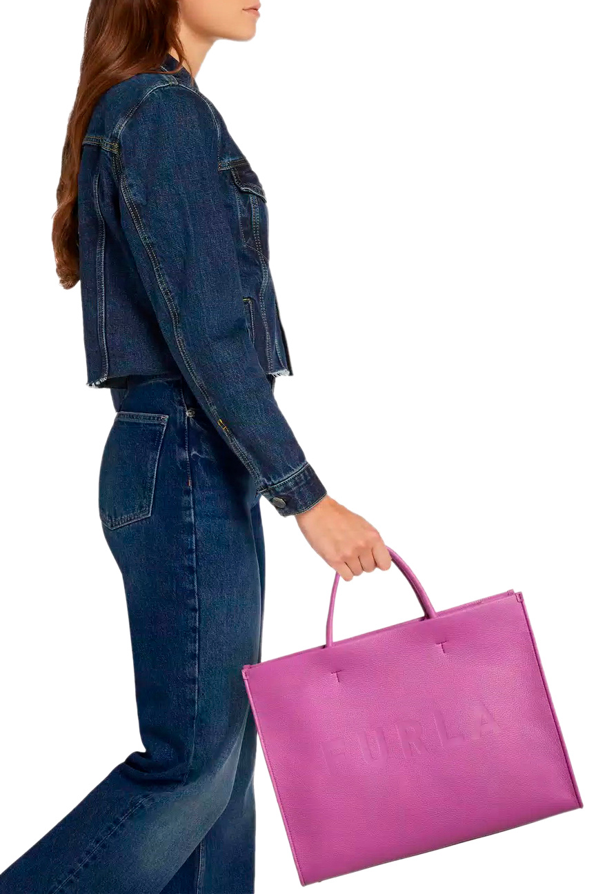 ブルブルワン❤ Furla ❤ женская сумка-тоут wonderfurla l из зернистой кожи