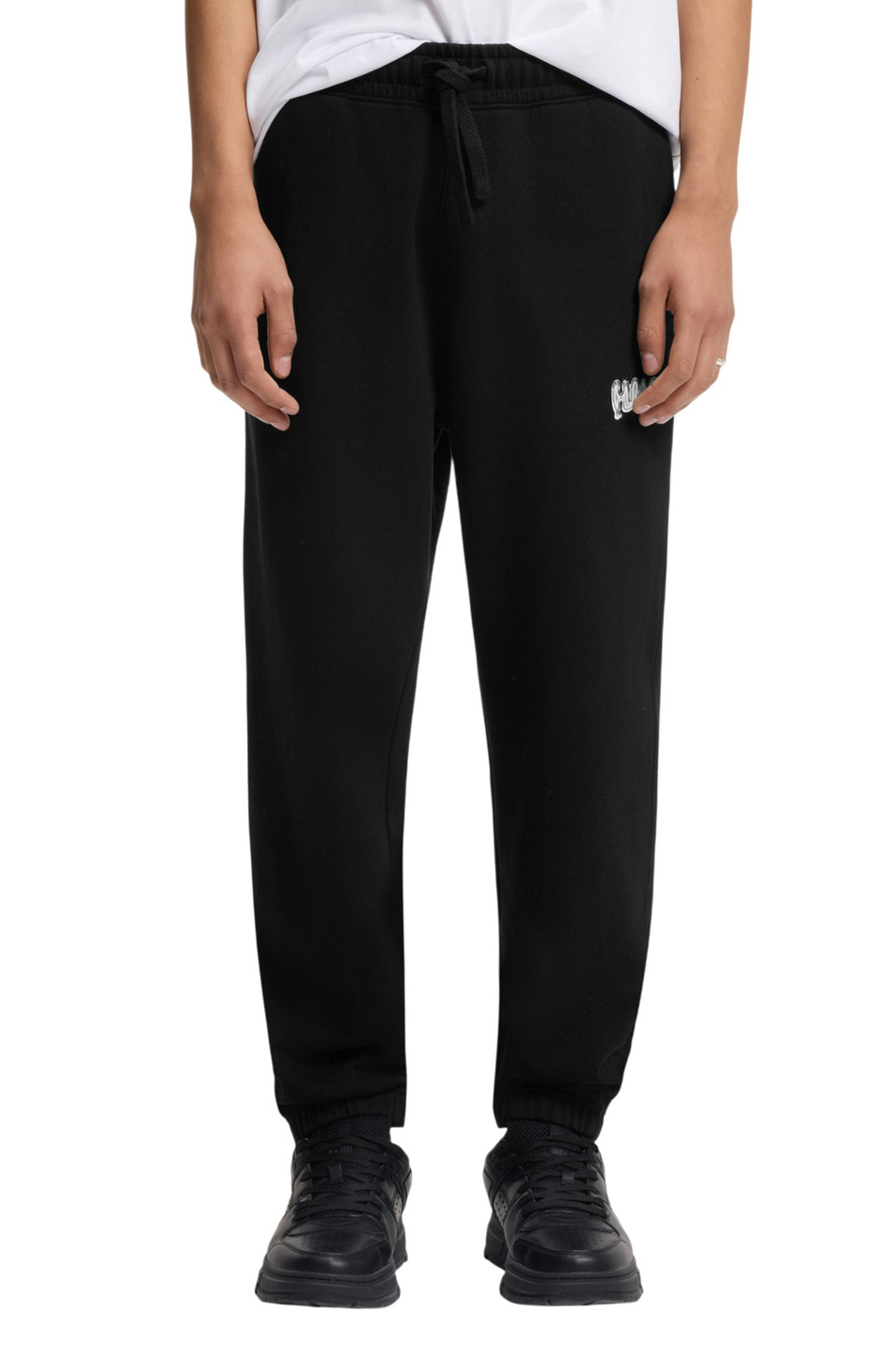 Брюки Nyrotro из хлопка|Основной цвет:Черный Мужской HUGO Брюки Nyrotro из хлопка (цвет ), артикул 50549779 | Фото 3