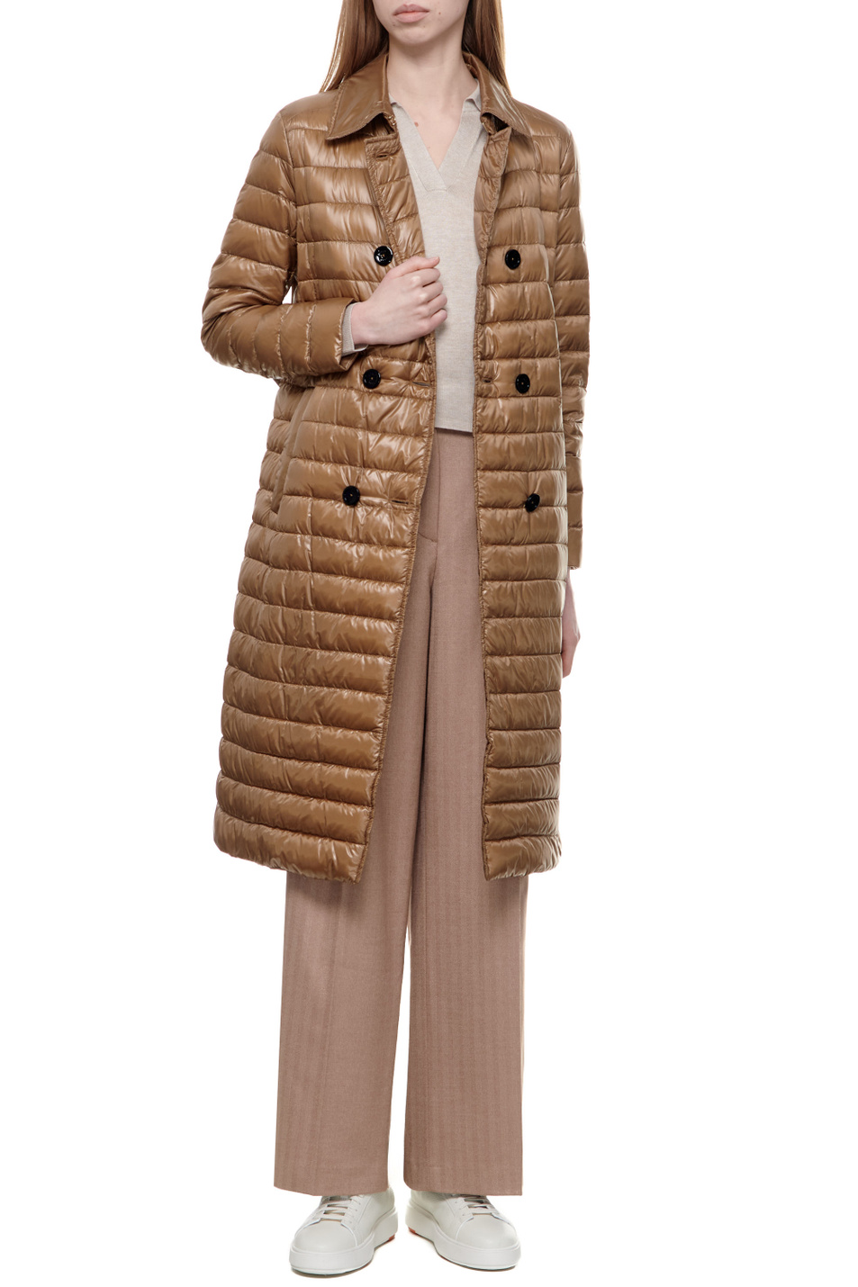 Женский Herno Пальто стеганое с пуховым наполнителем (цвет ), артикул PI001845D12017 | Фото 2