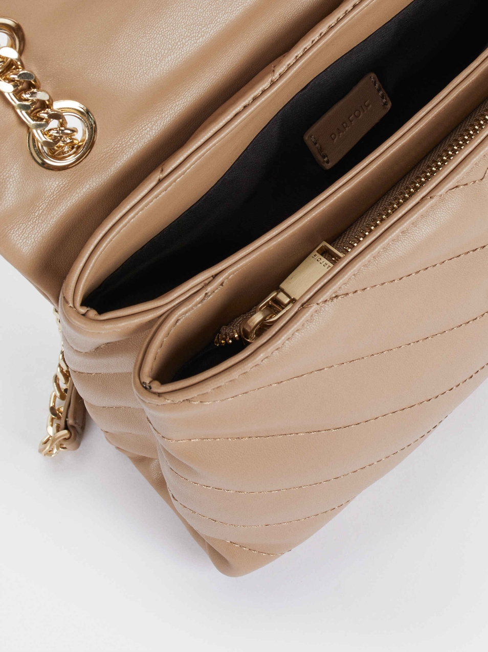 Parfois Стеганая сумка через плечо с контрастным ремешком (цвет ), артикул 185704 | Фото 4