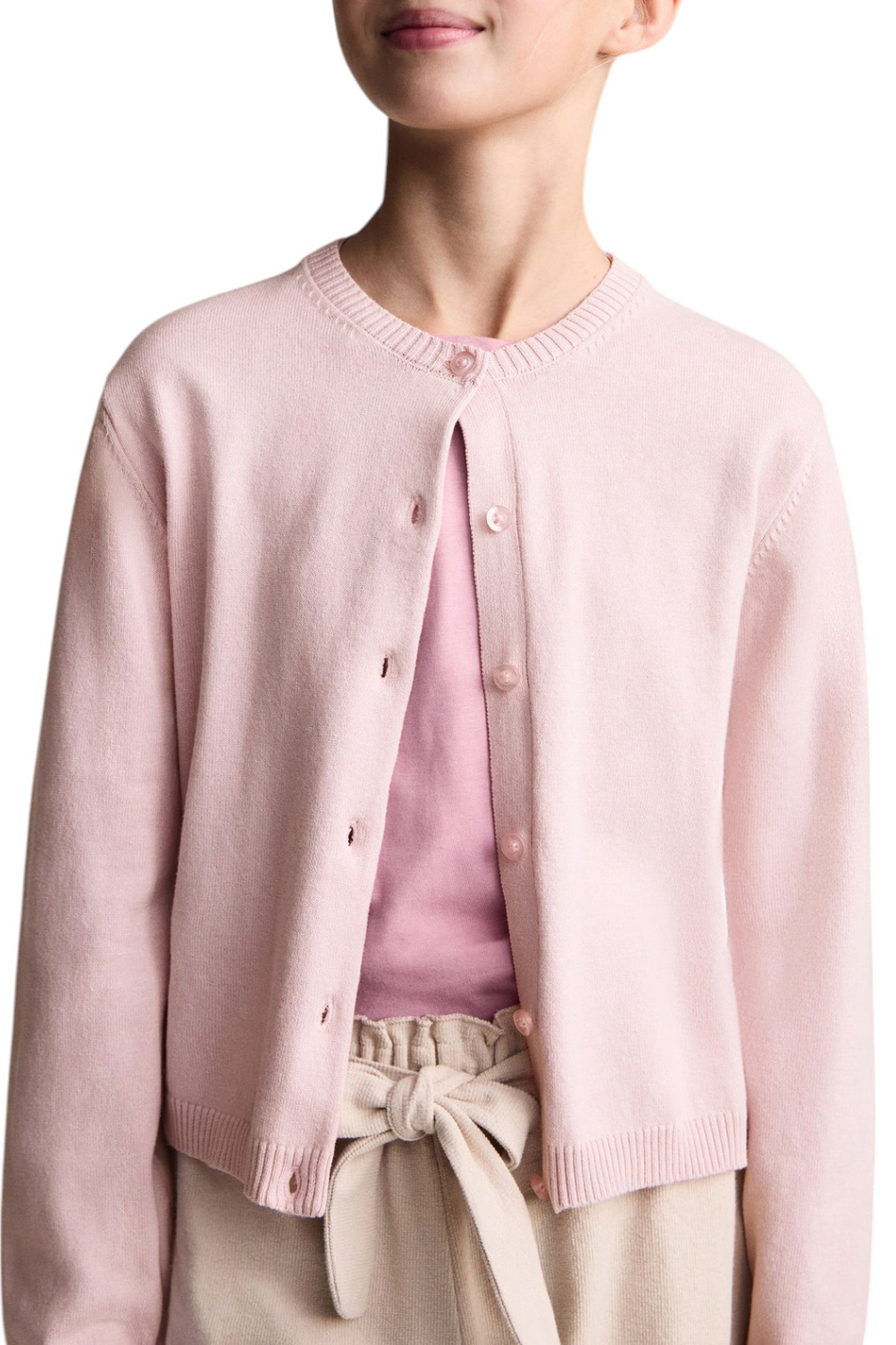 Девочкам Mango Kids Кардиган EMMA7 из смесового хлопка (цвет ), артикул 77095989 | Фото 4