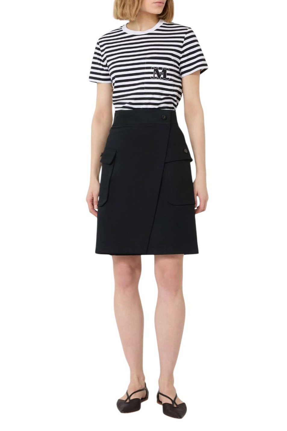 Женский Max Mara Футболка MOBOLI из хлопка (цвет ), артикул 2611941052 | Фото 2